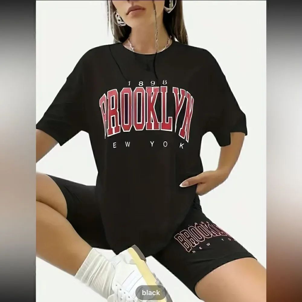 NWT Brooklyn two piece shorts set size 14 very comfy and stylish looking.
